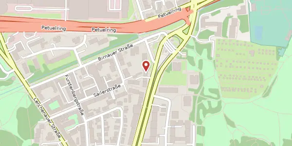 Karte der Umgebung von Birnauer Str. 1, 80809 München