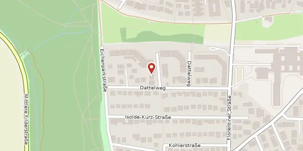 Karte der Umgebung von Dattelweg 19b, 70619 Stuttgart
