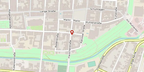 Karte der Umgebung von Fleischerstraße 5, 17489 Greifswald