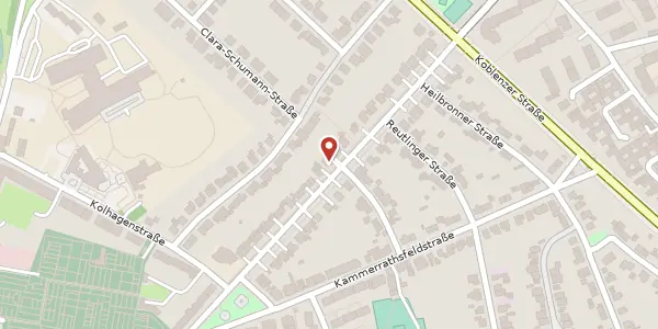 Karte der Umgebung von Südallee 37a, 40593 Düsseldorf