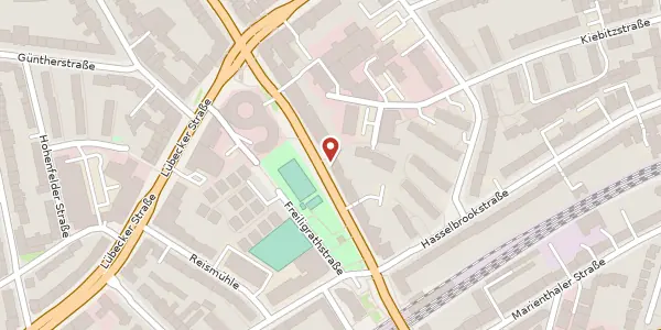 Karte der Umgebung von Landwehr 21, 22087 Hamburg