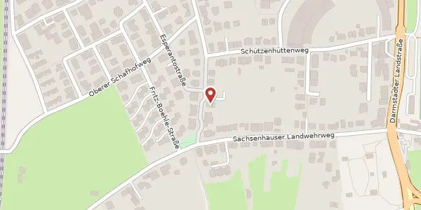 Karte der Umgebung von Letzter Hasenpfad 127A, 60598 Frankfurt