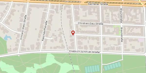 Karte der Umgebung von Voigtelstr. 7, 50933 Köln
