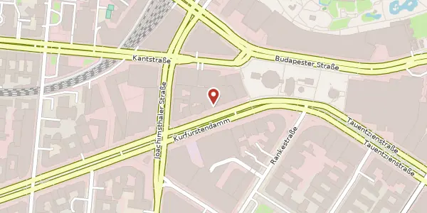 Karte der Umgebung von Kurfürstendamm 14, 10719 Berlin