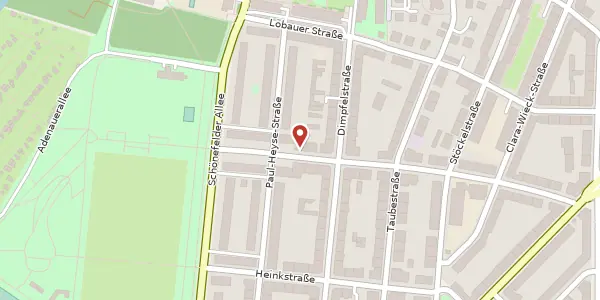 Karte der Umgebung von Zittauer Straße 18, 04347 Leipzig