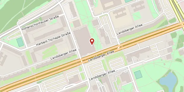 Karte der Umgebung von Landsberger Allee 171 A, 10369 Berlin