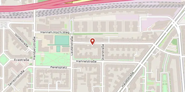 Karte der Umgebung von Bennigsenstraße 4, 12159 Berlin