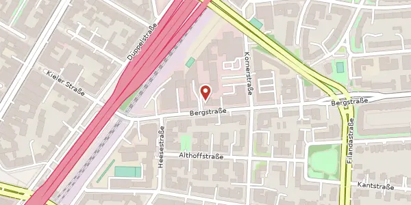 Karte der Umgebung von Bergstraße 91, 12169 Berlin