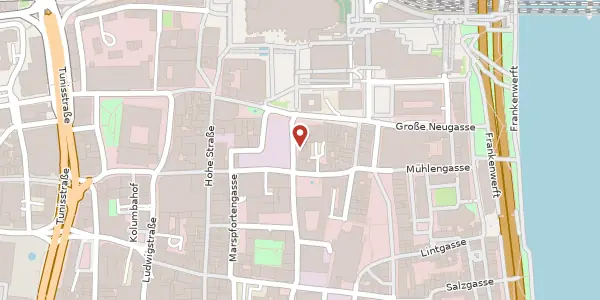 Karte der Umgebung von Unter Goldschmied 6, 50667 Köln