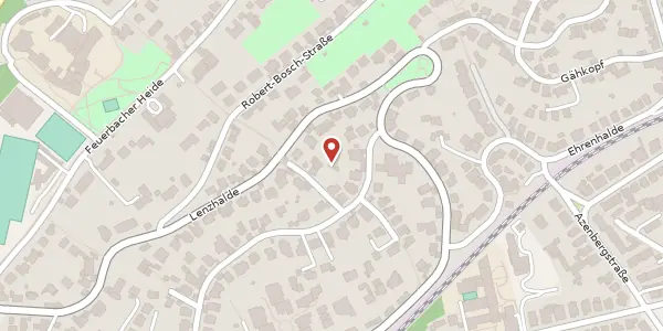 Karte der Umgebung von Salzmannweg 18, 70192 Stuttgart