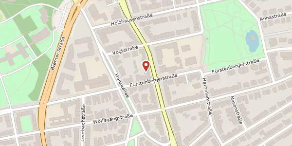Karte der Umgebung von Eschersheimer Landstr. 101, 60322 Frankfurt