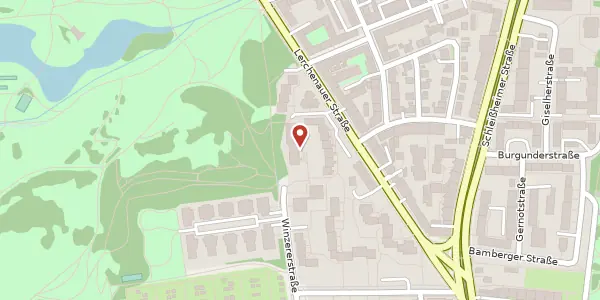 Karte der Umgebung von Lerchenauer Str. 37, 80809 München
