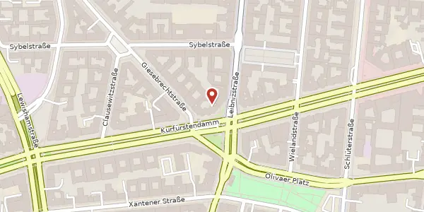 Karte der Umgebung von Kurfürstendamm 62, 10707 Berlin