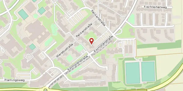 Karte der Umgebung von Pelikanstraße 19, 70378 Stuttgart