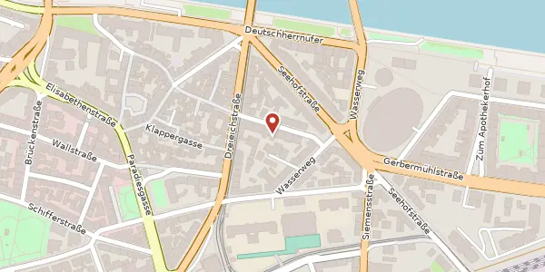 Karte der Umgebung von Große Rittergasse 11, 60594 Frankfurt
