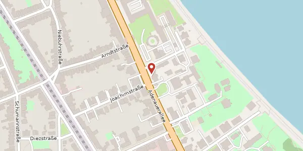 Karte der Umgebung von Adenauerallee 115, 53313 Bonn
