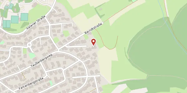 Karte der Umgebung von Bergfeldstraße 14, 73457 Essingen
