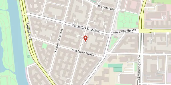Karte der Umgebung von Tauroggener Straße 11, 10589 Berlin