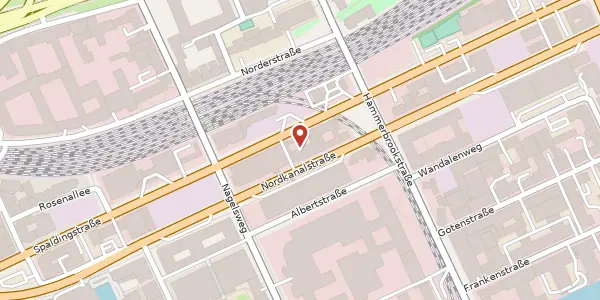Karte der Umgebung von Spaldingstraße 130, 20097 Hamburg