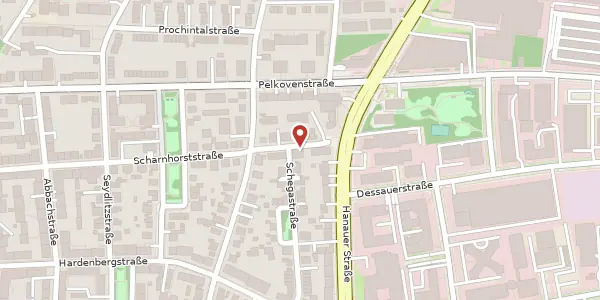 Karte der Umgebung von Scharnhorststr. 48, 80992 München