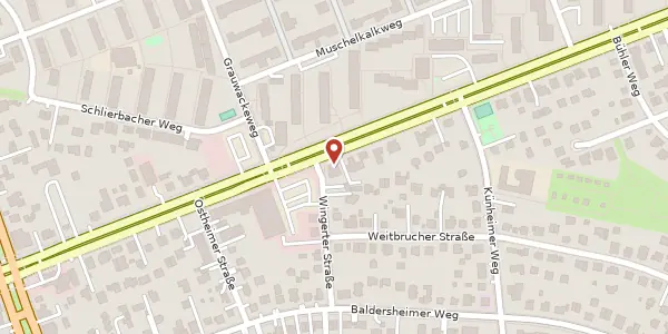 Karte der Umgebung von Marienfelder Chaussee 133, 12349 Berlin