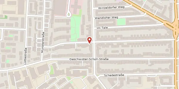 Karte der Umgebung von Kegelhofstr. 55, 20251 Hamburg