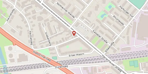 Karte der Umgebung von Stöckener Straße 17, 30419 Hannover