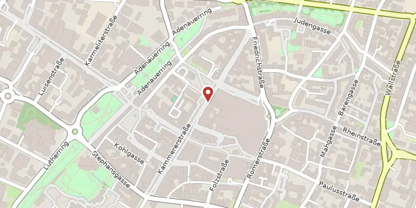 Karte der Umgebung von Kämmererstr. 42, 67547 Worms