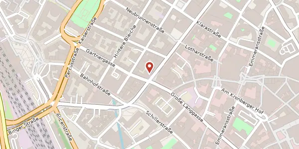 Karte der Umgebung von Große Bleiche 15, 55116 Mainz