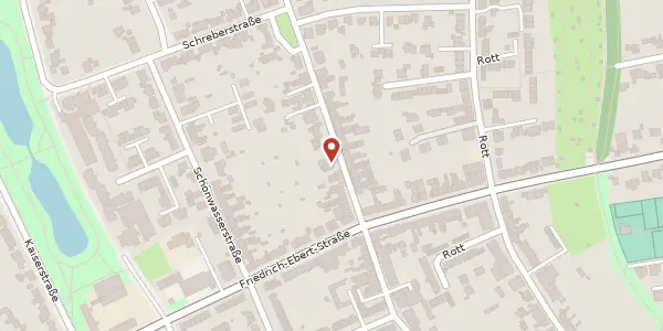 Karte der Umgebung von Grotenburgstr. 132, 47800 Krefeld