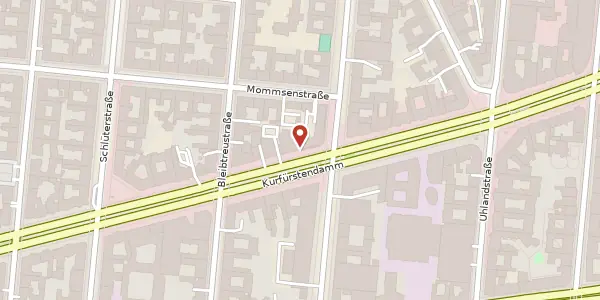 Karte der Umgebung von Kurfürstendamm 42, 10719 Berlin