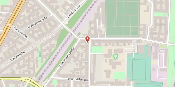 Karte der Umgebung von Hohenfriedbergstraße 1, 10829 Berlin