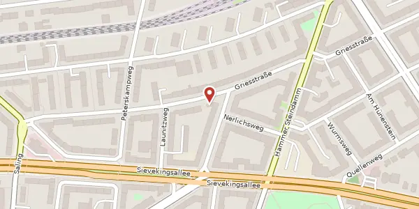 Karte der Umgebung von Griesstr. 42, 20535 Hamburg