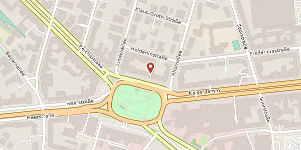 Karte der Umgebung von Theodor-Heuss-Platz 4, 14052 Berlin