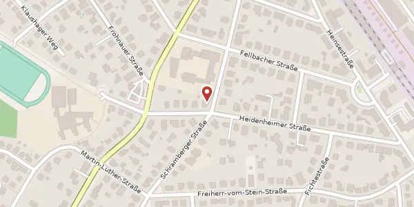 Karte der Umgebung von Schramberger Straße 19, 13467 Berlin