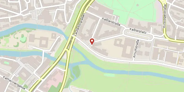Karte der Umgebung von Prinzregentenufer 7, 90489 Nürnberg