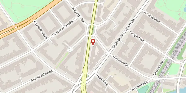Karte der Umgebung von Lenhartzstraße 10, 20249 Hamburg