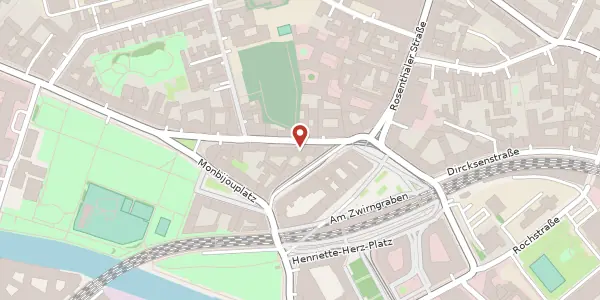 Karte der Umgebung von Oranienburger Straße 90, 10178 Berlin