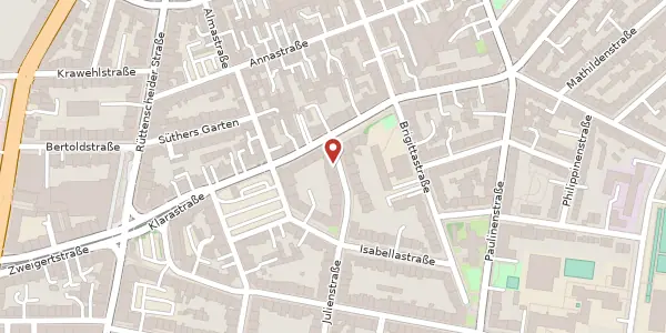 Karte der Umgebung von Julienstr. 4, 45130 Essen