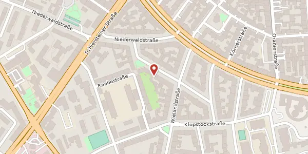 Karte der Umgebung von Kleiststr. 11, 65187 Wiesbaden