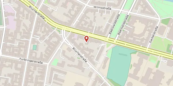 Karte der Umgebung von Urbanstraße 5 a, 10961 Berlin