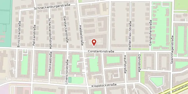 Karte der Umgebung von Constantinstraße 40, 30177 Hannover