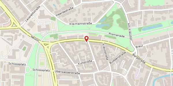 Karte der Umgebung von Münzstr. 36, 48143 Münster