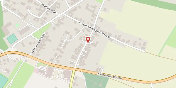 Karte der Umgebung von Wittichenauer Straße 8, 02977 Hoyerswerda