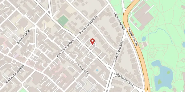 Karte der Umgebung von Sophienstr. 44, 60487 Frankfurt