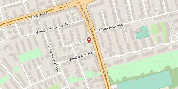 Karte der Umgebung von Eschersheimer Landstraße 407, 60320 Frankfurt