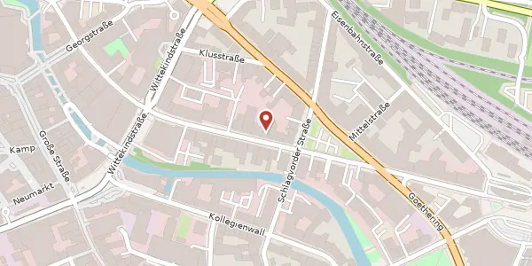 Karte der Umgebung von Möserstr. 33, 49074 Osnabrück
