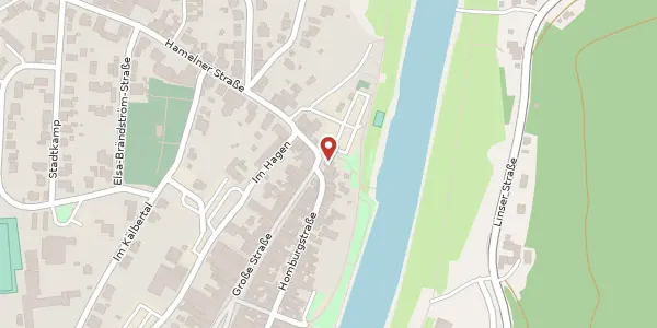 Karte der Umgebung von Am Mühlentor 11, 37619 Bodenwerder