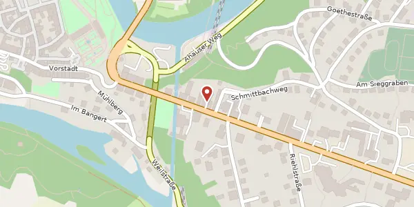 Karte der Umgebung von Frankfurter Str. 13, 35781 Weilburg