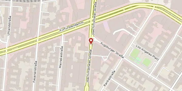 Karte der Umgebung von Joachimsthaler Straße 10-12, 10719 Berlin